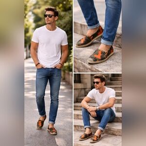 Valentino Camo Espadrille Flats